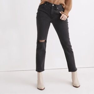 Madewell Girljean TALL with Ripped Knee